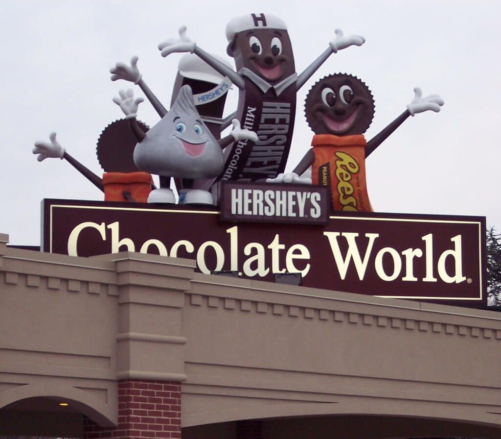Hershey Factory Tour Entrance