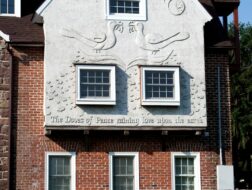 Doves of Peace wall in Ephrata