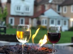 wine and fire pit